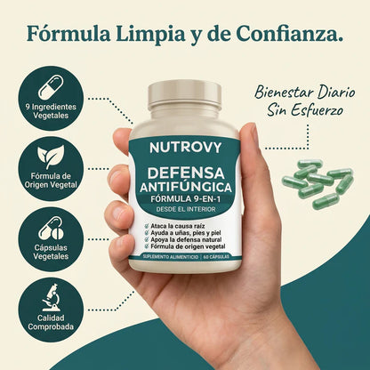 Nutrovy Elimina el Hongo desde adentro - Antes de que vuelva a crecer