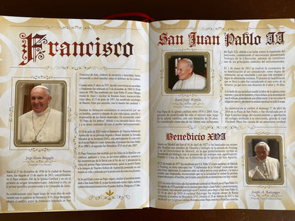 SAGRADA BIBLIA DORADA + ANILLO PADRE NUESTRO 🎁
