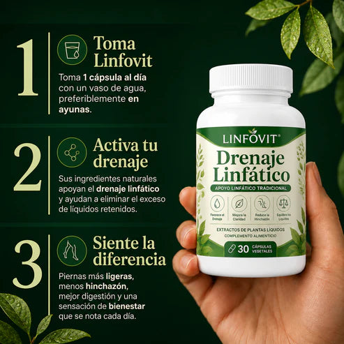 Linfovit™| Soporte Metabólico Contra Líquidos Retenidos 🌿